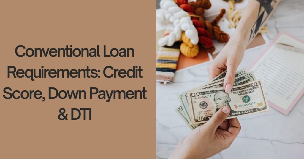 Conventional Loan Requirements: Credit Score, Down Payment & DTI